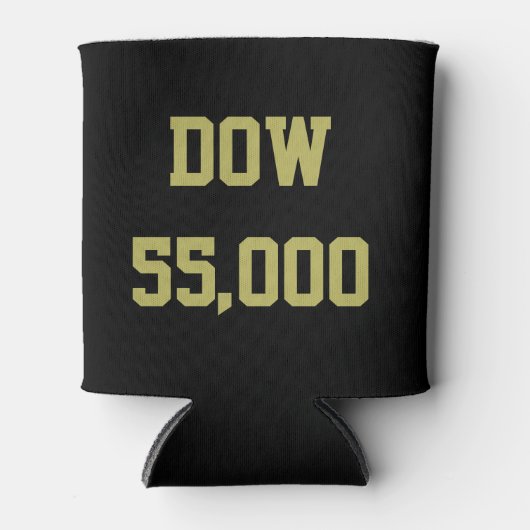 Dow 55.000 Aandelenmarkt Feest Blikjeskoeler (Voorkant)