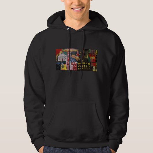 DOW JONES OMLAAG HOODIE (Voorkant)