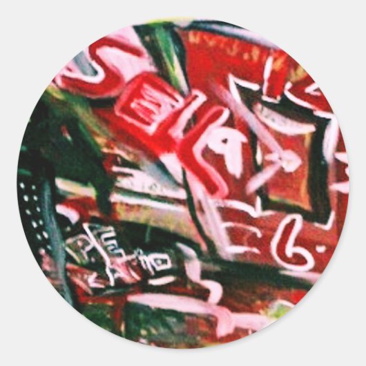 DOW JONES RONDE STICKER (Voorkant)