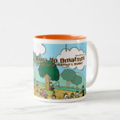 Dowa 2011_02 tweekleurige koffiemok (Voorkant rechts)