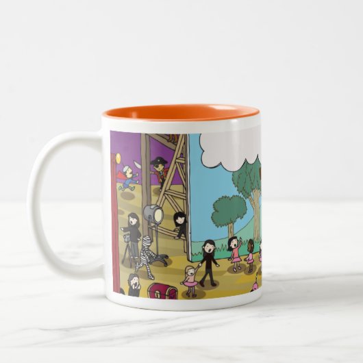 Dowa 2011_02 tweekleurige koffiemok (Links)