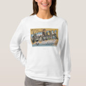 Dowagiac, Michigan - Grote lettertjes T-shirt (Voorkant)