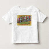 Dowagiac, Michigan - Large Letter Scenes 2 Kinder Shirts (Voorkant)