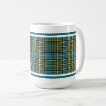 Dowling Tartan Pattern Blue Irish Pset