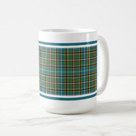 Dowling Tartan Pattern Blue Irish Pset Koffiemok