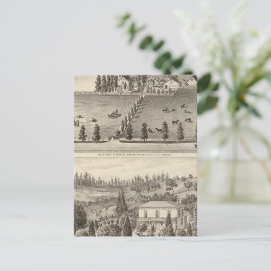 Dowling, woningen van Marston Briefkaart (Staand voorkant)