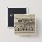 Dowling, woningen van Marston Vierkante Button 5,1 Cm (Voorkant /achterkant)