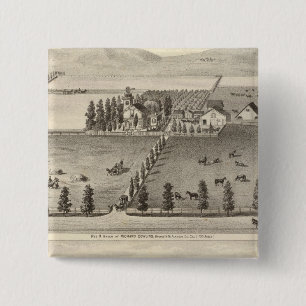 Dowling, woningen van Marston Vierkante Button 5,1 Cm