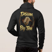 Down By Ten Ritssluiting Hoodie 2026 Logo (Achterkant)