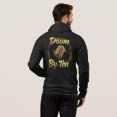 Down By Ten Ritssluiting Hoodie 2026 Logo (Achterkant volledig)