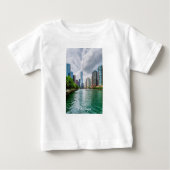 Down Chicago River Baby T-Shirt (Voorkant)