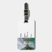 Down Chicago River Bagagelabel (Voorkant verticaal)