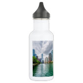 Down Chicago River Stainless Steel Water Bottle Waterfles (Links)