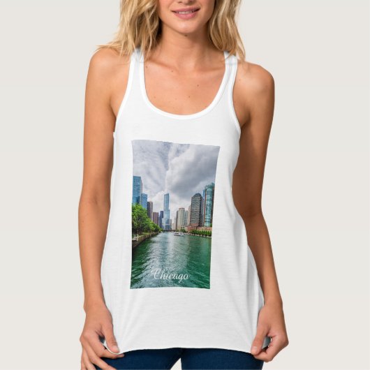 Down Chicago River Tanktop (Voorkant)