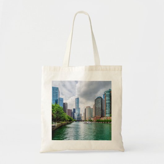 Down Chicago Tote Bag (Voorkant)