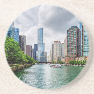 Down Chicago Zandsteen Onderzetter