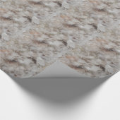 Down Comforter Feathers Fotografie Funny Cadeaupapier (Hoek)