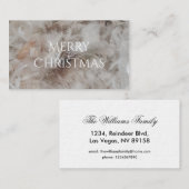 Down Comforter Feathers Fotografie Funny Visitekaartje (Voorkant / Achterkant)