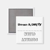 "Down & DIRTY vs. Squeaky CLEAN", vaatwasser magne Magneet (Voorkant / Achterkant)