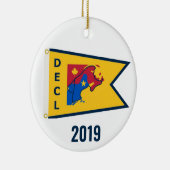 Down East Cruisers Loop (Gold, 2019) Keramisch Ornament (Rechts)