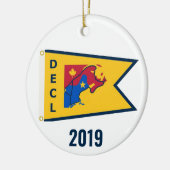 Down East Cruisers Loop (Gold, 2019) Keramisch Ornament (Links)