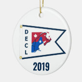 Down East Cruisers Loop (White, 2019) Ornament (Links)