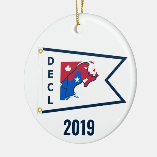 Down East Cruisers Loop (White, 2019) Ornament (Links)