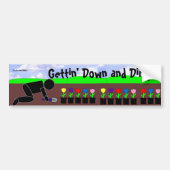 Down en Dirty Bumpersticker (Voorkant)