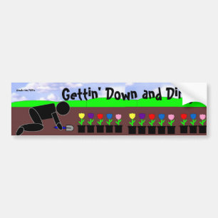 Down en Dirty Bumpersticker