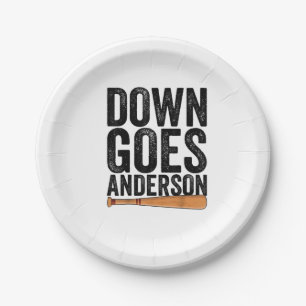 DOWN GAAT ANDERSON GRAPPIGE HONKBAL cadeau ANDERSO Papieren Bordje