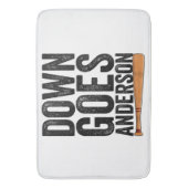 DOWN GOES ANDERSON GRAPPIG HONKBALGESCHENK ANDERSO BADMAT (Voorkant Verticaal)