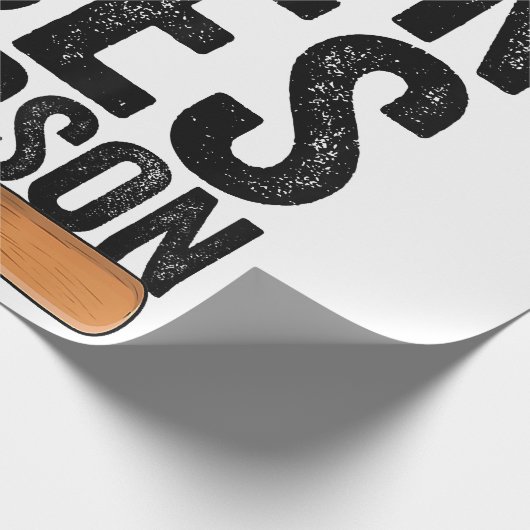 DOWN GOES ANDERSON GRAPPIG HONKBALGESCHENK ANDERSO CADEAUPAPIER (Hoek)