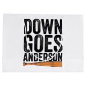 DOWN GOES ANDERSON GRAPPIG HONKBALGESCHENK ANDERSO GROOT CADEAUZAKJE (Achterkant)