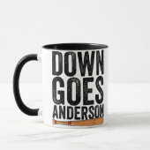 DOWN GOES ANDERSON GRAPPIG HONKBALGESCHENK ANDERSO MOK (Links)