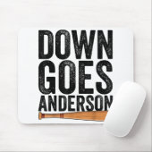 DOWN GOES ANDERSON GRAPPIG HONKBALGESCHENK ANDERSO MUISMAT (Met muis)