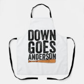 DOWN GOES ANDERSON GRAPPIG HONKBALGESCHENK ANDERSO SCHORT (Voorkant)