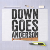 DOWN GOES ANDERSON GRAPPIG HONKBALGESCHENK ANDERSO TISSUEPAPIER (Craft)