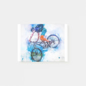 Down Hill Mountain Biking Splatter Post-it® Notes (Voorkant)
