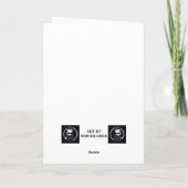 Down Hill, niet over de heuvel oma verjaardag Kaart (Achterkant)