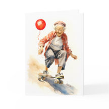 Down Hill, niet over de heuvel oma verjaardag