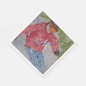 DOWN HILL SKI PARTY MONOGRAM SERVET (Hoek)