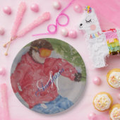 DOWN HILL SKIER PARTY MONOGRAM PAPIEREN BORDJE (Feest)