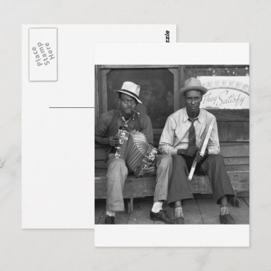 Down Home Music, 1938 Briefkaart (Voorkant / Achterkant)