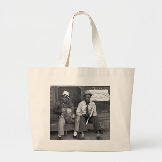 Down Home Music, 1938 Grote Tote Bag (Voorkant)