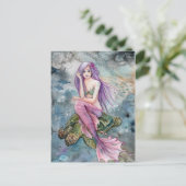 Down in Atlantis - Mermaid Post Card Briefkaart (Staand voorkant)