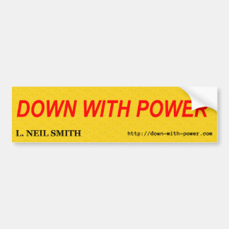 DOWN MET POWER BUMPERSTICKER