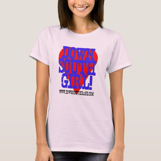 Down South Girl T-shirt (Voorkant)