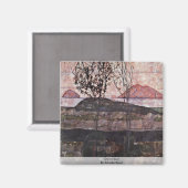 Down-Sun van Schiele Egon Magneet (Voorkant / Achterkant)