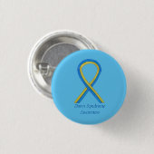 Down Syndrome Art Awareness Ribbon Pin Button (Voorkant /achterkant)