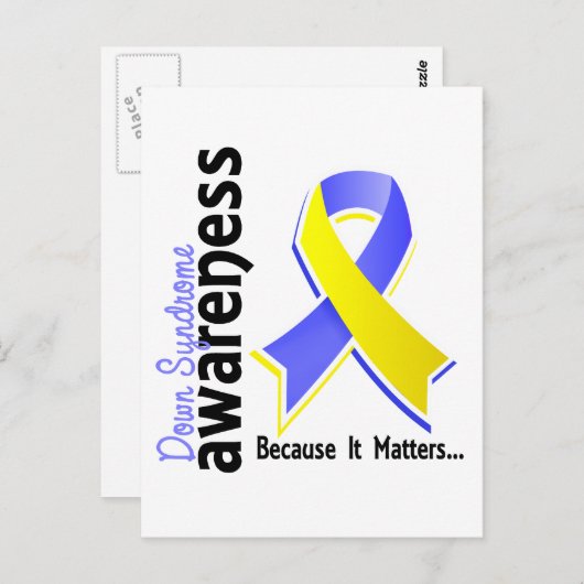 Down Syndrome Awareness 5 Briefkaart (Voorkant / Achterkant)